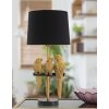 Mauro Ferretti lámpara de mesa loros E27 Ø 30x62,5 cm oro negro