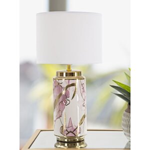 Mauro Ferretti lámpara de mesa Glam Abstract E27 Ø 25x48 cm blanco multicolor