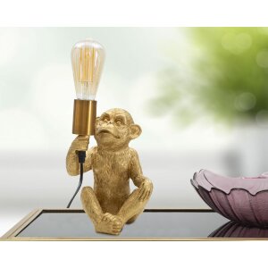 Mauro Ferretti lámpara de mesa mono E27 17x14.5x25 cm oro
