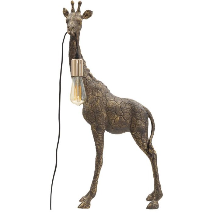 Mauro Ferretti lámpara de mesa Jirafa E27 40x22x80 cm oro antiguo