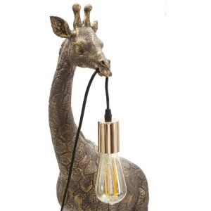 Mauro Ferretti lámpara de mesa Jirafa E27 40x22x80 cm oro antiguo
