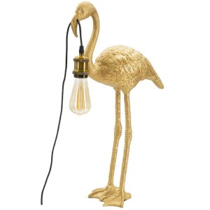 Mauro Ferretti lámpara de mesa Flamingo E27 37x19x59 cm oro