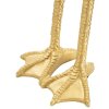 Mauro Ferretti lámpara de mesa Flamingo E27 37x19x59 cm oro