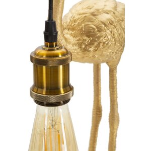 Mauro Ferretti lámpara de mesa Flamingo E27 13x11.5x39.5 cm oro