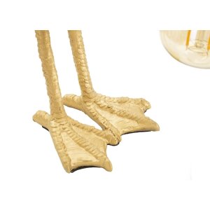 Mauro Ferretti lámpara de mesa Flamingo E27 13x11.5x39.5 cm oro
