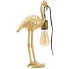 Mauro Ferretti lámpara de mesa Flamingo E27 13x11.5x39.5 cm oro