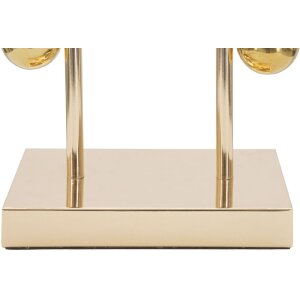 Mauro Ferretti lámpara de mesa burbuja E27 Ø 32,5x61 cm oro negro