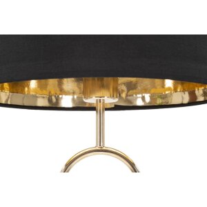 Mauro Ferretti lámpara de mesa burbuja E27 Ø 32,5x61 cm oro negro