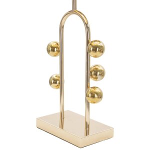 Mauro Ferretti lámpara de mesa burbuja E27 Ø 32,5x61 cm oro negro