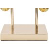 Mauro Ferretti lámpara de mesa burbuja E27 Ø 32,5x61 cm oro negro