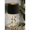 Mauro Ferretti lámpara de mesa burbuja E27 Ø 32,5x61 cm oro negro