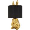 Mauro Ferretti lámpara de mesa conejo E27 Ø 20x43 cm oro negro