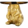 Mauro Ferretti lámpara de mesa conejo E27 Ø 20x43 cm oro negro