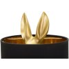 Mauro Ferretti lámpara de mesa conejo E27 Ø 20x43 cm oro negro