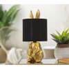 Mauro Ferretti lámpara de mesa conejo E27 Ø 20x43 cm oro negro