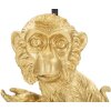 Mauro Ferretti lámpara de mesa sitting monkey E27 Ø 20x51,5 cm oro negro