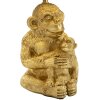 Mauro Ferretti lámpara de mesa monkey mum E27 Ø 30x49 cm oro negro