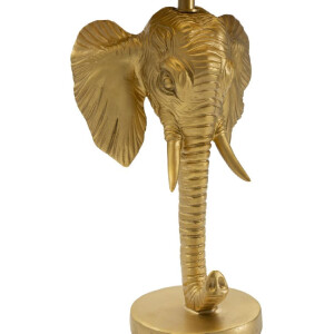 Mauro Ferretti lámpara de mesa elefante E27 Ø 32x59 cm oro negro