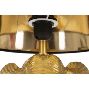 Mauro Ferretti lámpara de mesa elefante E27 Ø 32x59 cm oro negro