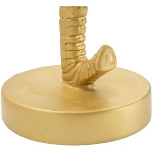 Mauro Ferretti lámpara de mesa elefante E27 Ø 25x43 cm oro negro