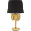 Mauro Ferretti lámpara de mesa elefante E27 Ø 25x43 cm oro negro