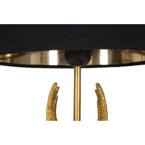 Mauro Ferretti lámpara de mesa ala E27 Ø 25x45 cm oro negro