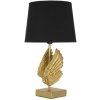 Mauro Ferretti lámpara de mesa ala E27 Ø 25x45 cm oro negro