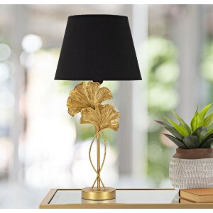 Mauro Ferretti lámpara de mesa flujo E27 Ø 30x63 cm oro negro