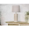 Mauro Ferretti lámpara de mesa Schaubilder E27 Ø 30x55 cm crema