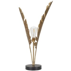 Mauro Ferretti lámpara de mesa palmera E27 Ø 26x65 cm oro