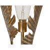 Mauro Ferretti lámpara de mesa palmera E27 Ø 26x65 cm oro