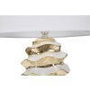 Mauro Ferretti lámpara de mesa Glam-Weltraum E27 Ø 33x53 cm oro blanco