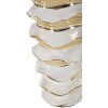 Mauro Ferretti lámpara de mesa Glam-Weltraum E27 Ø 33x53 cm oro blanco