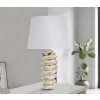 Mauro Ferretti lámpara de mesa Glam-Weltraum E27 Ø 33x53 cm oro blanco