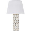 Mauro Ferretti lámpara de mesa Glam Carv E27 Ø 34,5x56 cm oro blanco