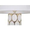 Mauro Ferretti lámpara de mesa Glam Carv E27 Ø 34,5x56 cm oro blanco