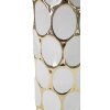 Mauro Ferretti lámpara de mesa Glam Carv E27 Ø 34,5x56 cm oro blanco