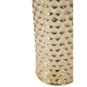 Mauro Ferretti lámpara de mesa Glam Gold E27 Ø 30x47,5 cm blanco oro