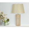 Mauro Ferretti lámpara de mesa Glam Gold E27 Ø 30x47,5 cm blanco oro
