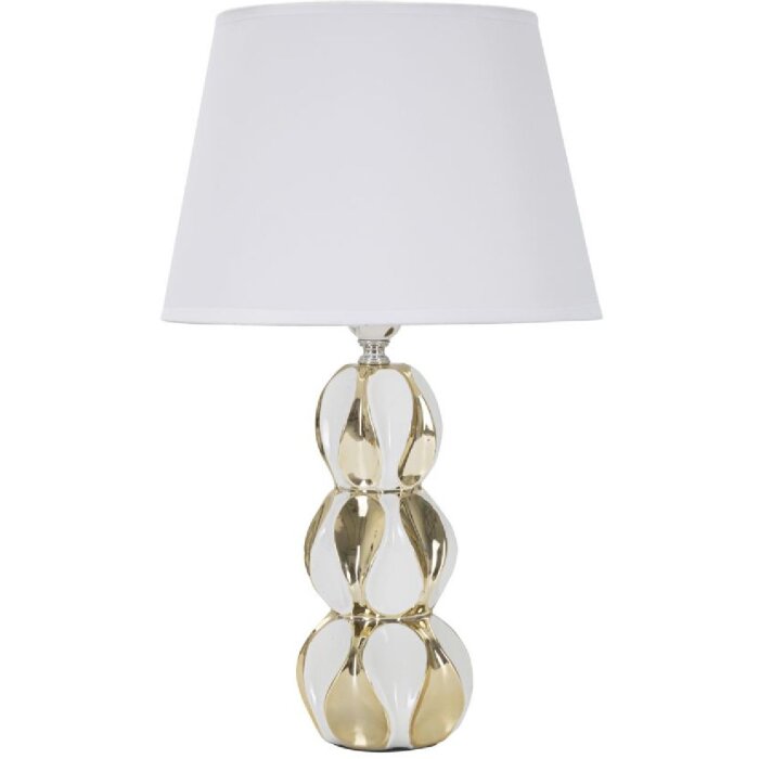 Mauro Ferretti lámpara de mesa Glam Balls E27 Ø 28x46 cm oro blanco