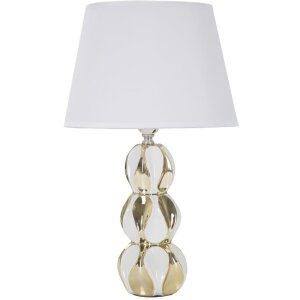 Mauro Ferretti lámpara de mesa Glam Balls E27 Ø 28x46 cm oro blanco