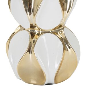 Mauro Ferretti lámpara de mesa Glam Balls E27 Ø 28x46 cm oro blanco