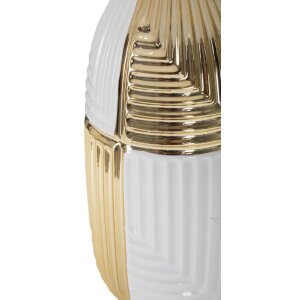 Mauro Ferretti lámpara de mesa Glam Line E27 Ø 33x54 cm oro blanco