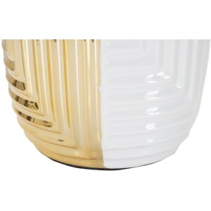Mauro Ferretti lámpara de mesa Glam Line E27 Ø 33x54 cm oro blanco