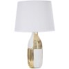 Mauro Ferretti lámpara de mesa Glam Line E27 Ø 33x54 cm oro blanco