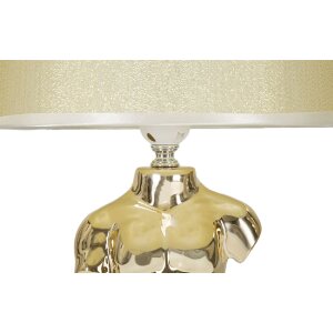 Mauro Ferretti lámpara de mesa Glam man E27 25x42,5 cm oro