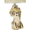 Mauro Ferretti lámpara de mesa Glam man E27 25x42,5 cm oro