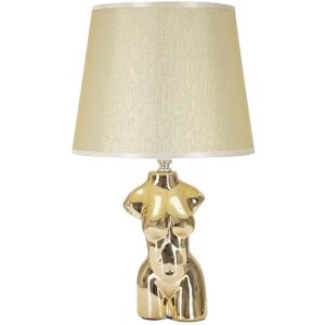 Mauro Ferretti lámpara de mesa Glam Frau E27 Ø 25x39,5 cm oro