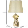 Mauro Ferretti lámpara de mesa Glam Frau E27 Ø 25x39,5 cm oro