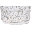 Mauro Ferretti lámpara de mesa Nairobi E27 Ø 35x60,5 cm blanco lavado marrón